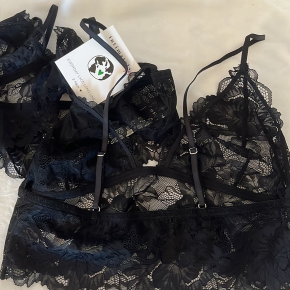 NWT Intimately Free People everyday lace long line bra 2 pack - Picture 6 of 6